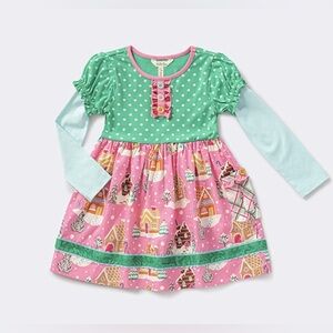 NWT! Matilda Jane Gingerbread Village dress size 4